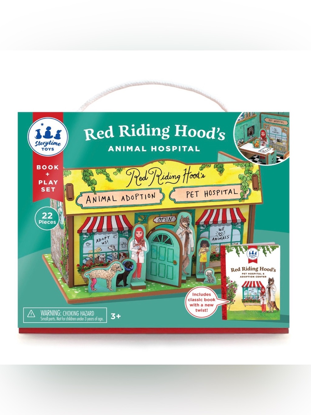 Red Riding Hood's Animal Hospital Play Set - Green